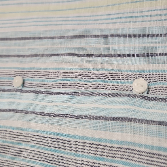 100% Linen Chicos No Iron Medium Lagenlook Beach Contemporary Travel - Picture 11 of 11